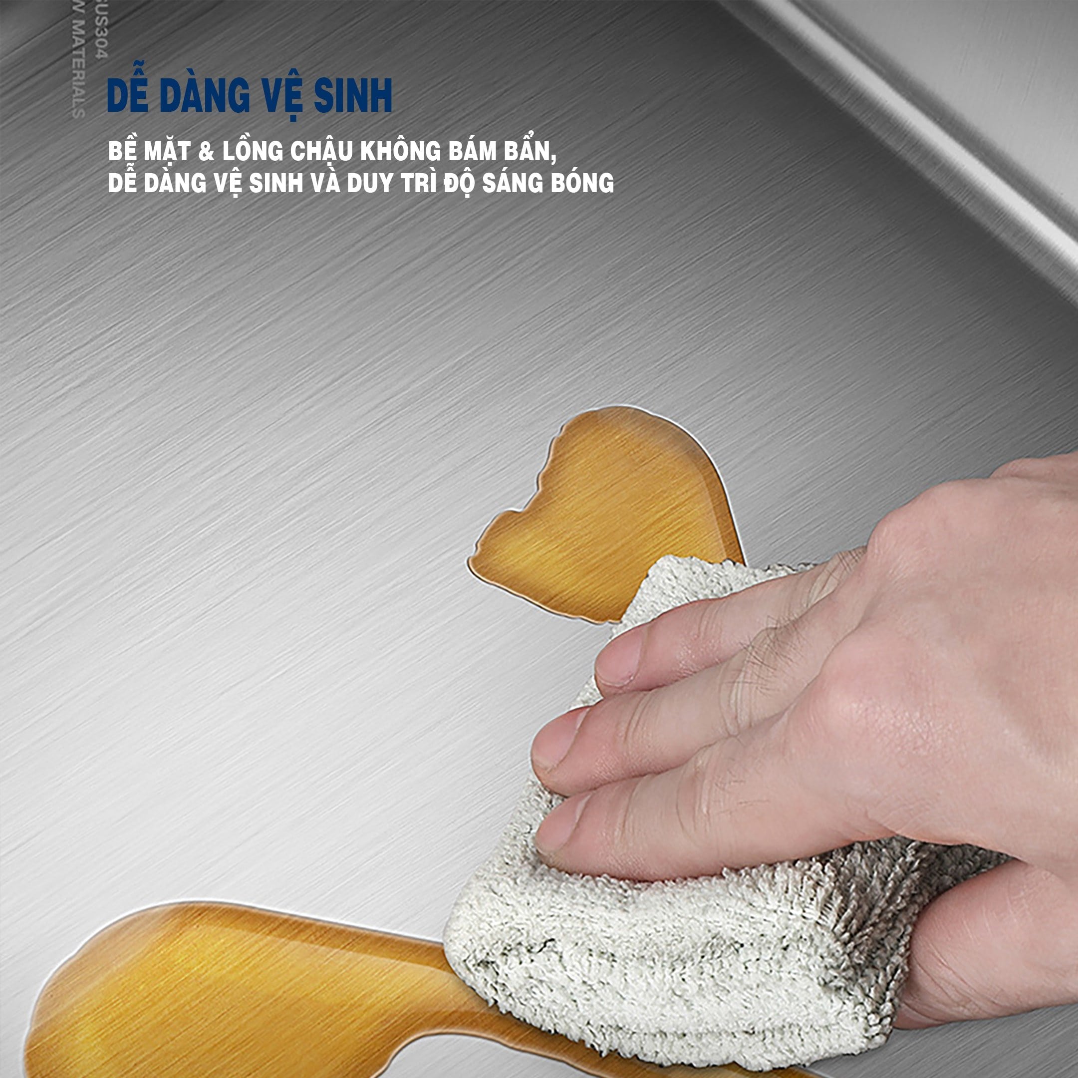 Dễ dàng & Tiết kiệm thời gian vệ sinh