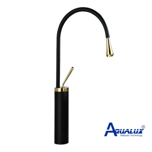 VÒI LAVABO NÓNG LẠNH THIÊN NGA ĐEN AQHT001LTND