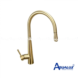 VÒI RỬA CHÉN NÓNG LẠNH MẠ VÀNG AQBL03