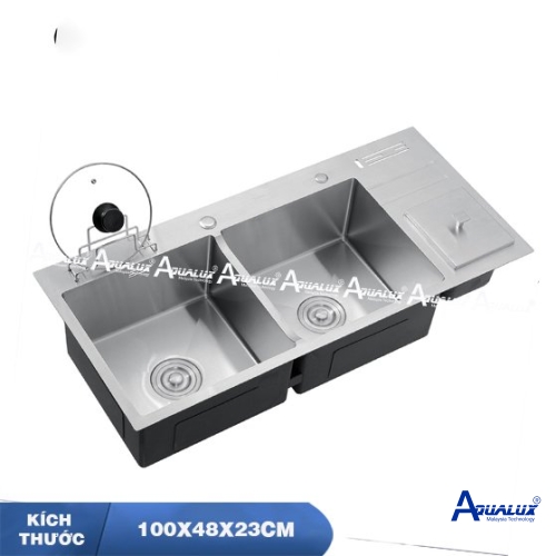 CHẬU CHÉN INOX 304 AQKT10048HR