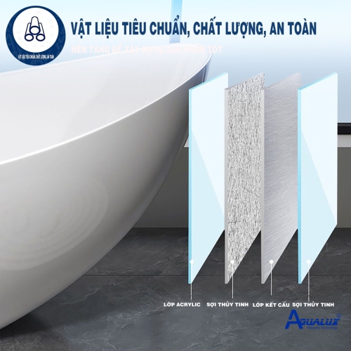 BỒN TẮM ĐẶT SÀN AQBTTD
