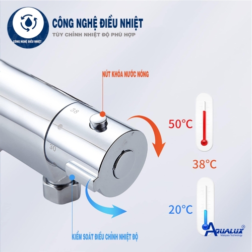 SEN CÂY PHÍM ĐÀN HIỂN THỊ NHIỆT ĐỘ AQSA8234