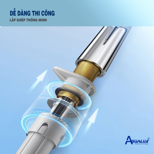 VÒI RỬA CHÉN NÓNG LẠNH AQKT454D