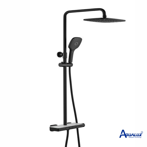 SEN CÂY TẮM NÓNG LẠNH ĐEN MẶT KÍNH AQY1079