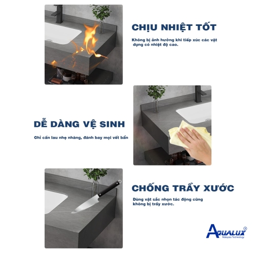 BÀN ĐÁ HỘP CHỐNG TRẦY AQBD020D