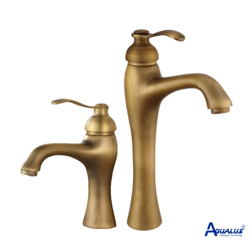 VÒI LAVABO NÓNG LẠNH GIẢ CỔ AQHT039GC2