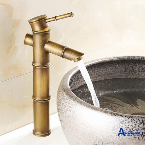 VÒI LAVABO NÓNG LẠNH TRÚC GIẢ CỔ AQHT044TGC