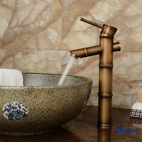 VÒI LAVABO NÓNG LẠNH TRÚC GIẢ CỔ AQHT044TGC