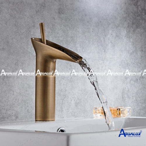 VÒI LAVABO NÓNG LẠNH GIẢ CỔ AQHT010LDP