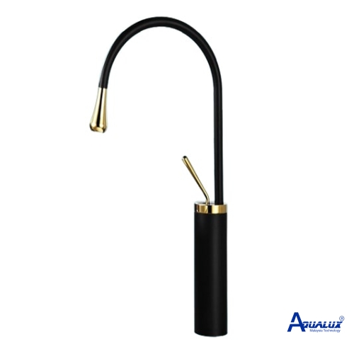 VÒI LAVABO NÓNG LẠNH THIÊN NGA ĐEN AQHT001LTND