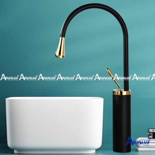 VÒI LAVABO NÓNG LẠNH THIÊN NGA ĐEN AQHT001LTND
