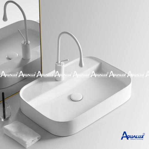 VÒI LAVABO NÓNG LẠNH THIÊN NGA TRẮNG AQHT001LTNT