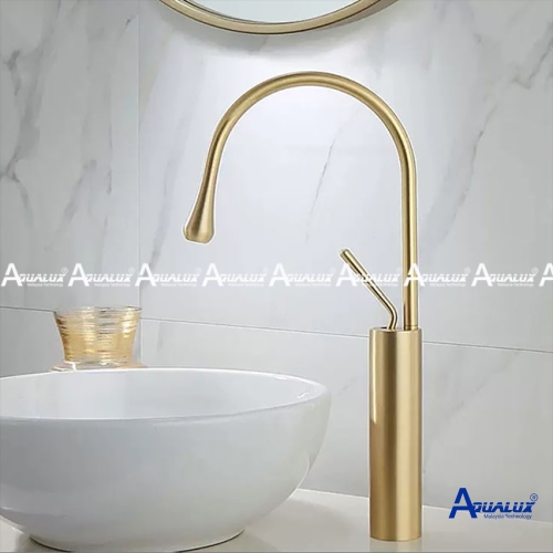 VÒI LAVABO NÓNG LẠNH THIÊN NGA VÀNG AQHT001LTNV