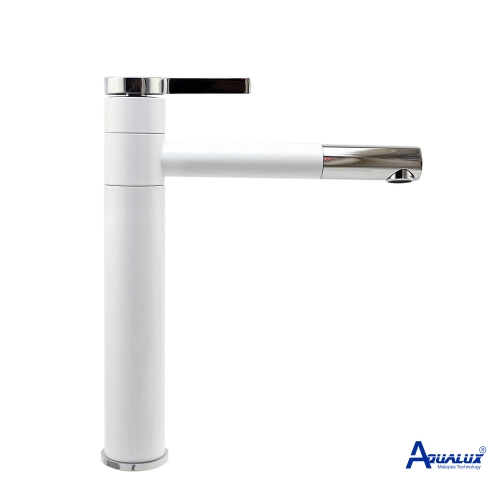 VÒI LAVABO NÓNG LẠNH ĐIẾU TRẮNG AQHT040DT