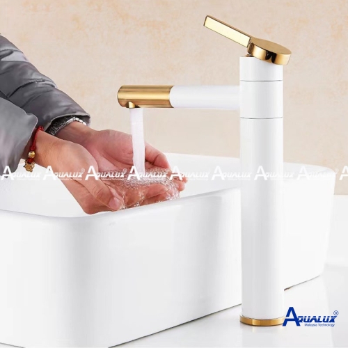 VÒI LAVABO NÓNG LẠNH ĐIẾU VÀNG AQHT040DV