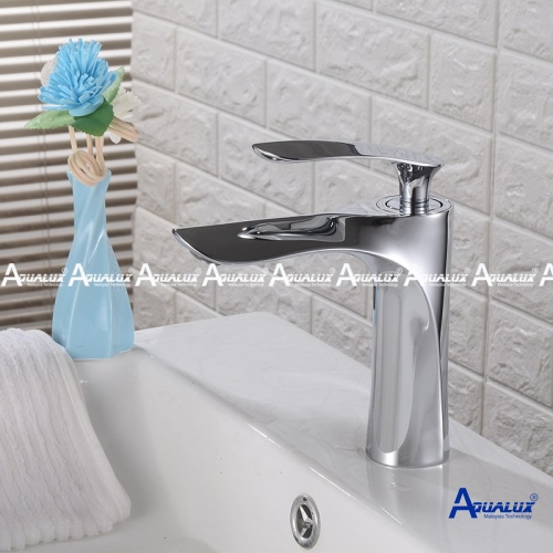 VÒI LAVABO NÓNG LẠNH LÁ TRẮNG  2T-QHT1730